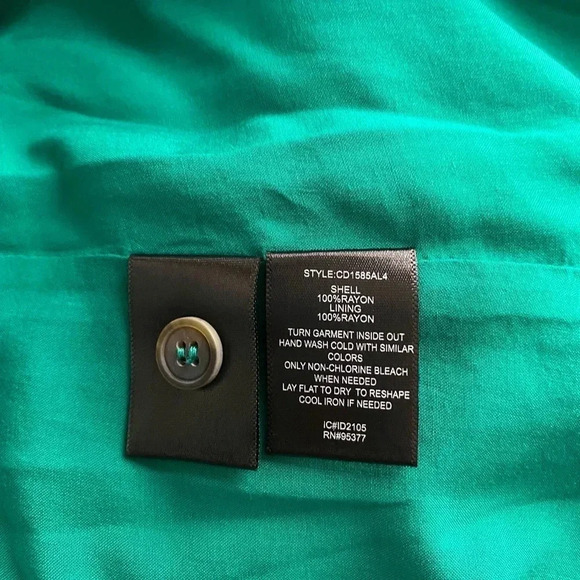 SANCTUARY Women’s Traveler Pleated Tiered Green Flowy Boho Maxi Dress Size S - Picture 8 of 9